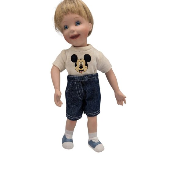 Ashton Drake Galleries "A Hug For Mickey" Doll Porcelain Boy Doll Only NO MICKEY - Picture 2 of 9